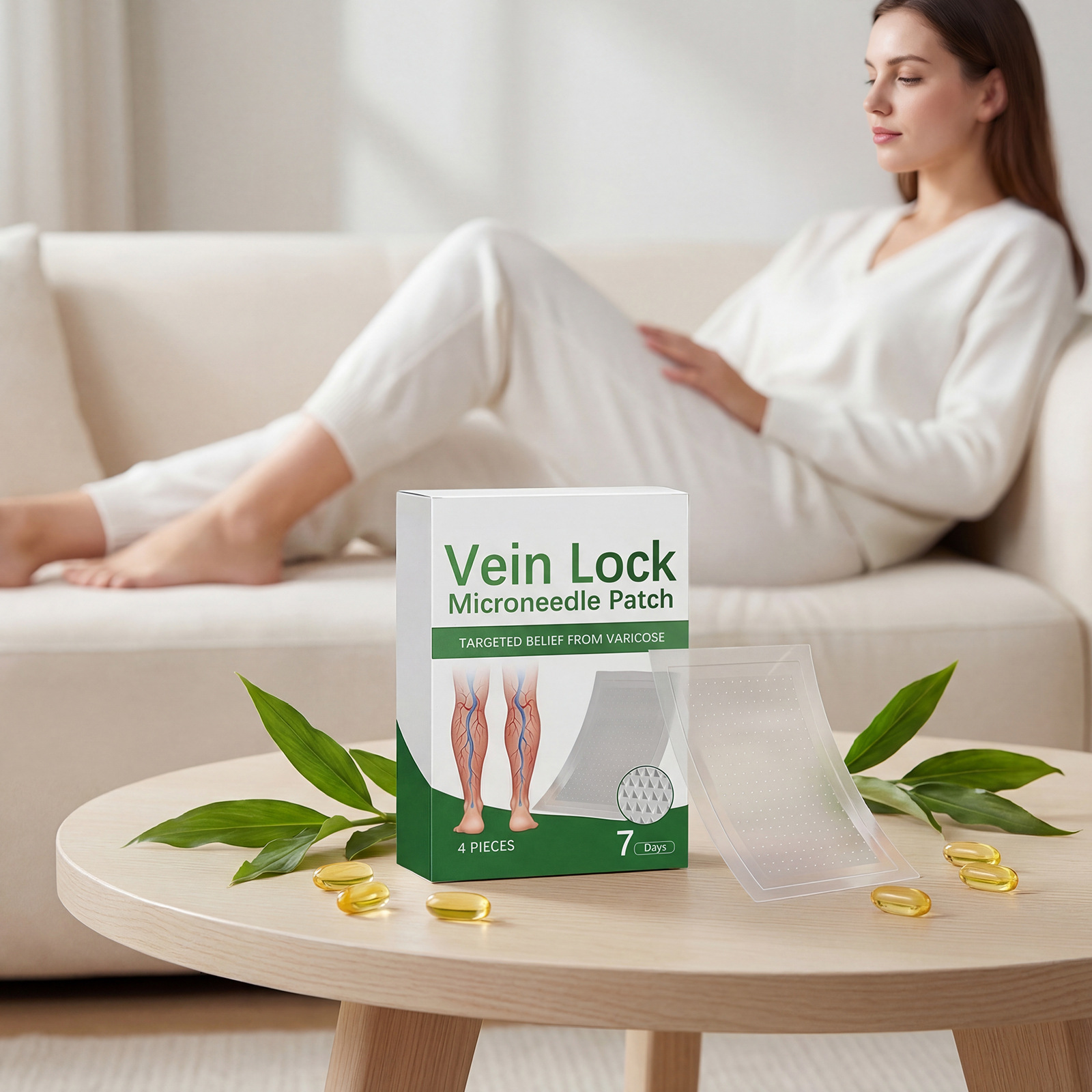 Leg Care Patches, Breathable and Skin-Friendly, Care for the Skin of the Legs, Portable External Body Care Patches for Daily Use