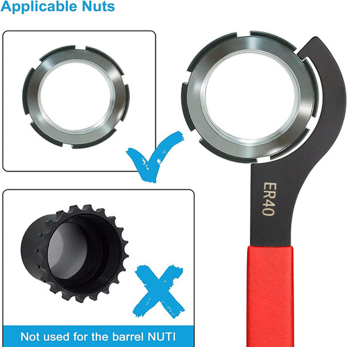 ER wrench crescent wrench cross-border wrench set of 6 APU13/16ER25/32/40 wrench C32 heavy-duty type