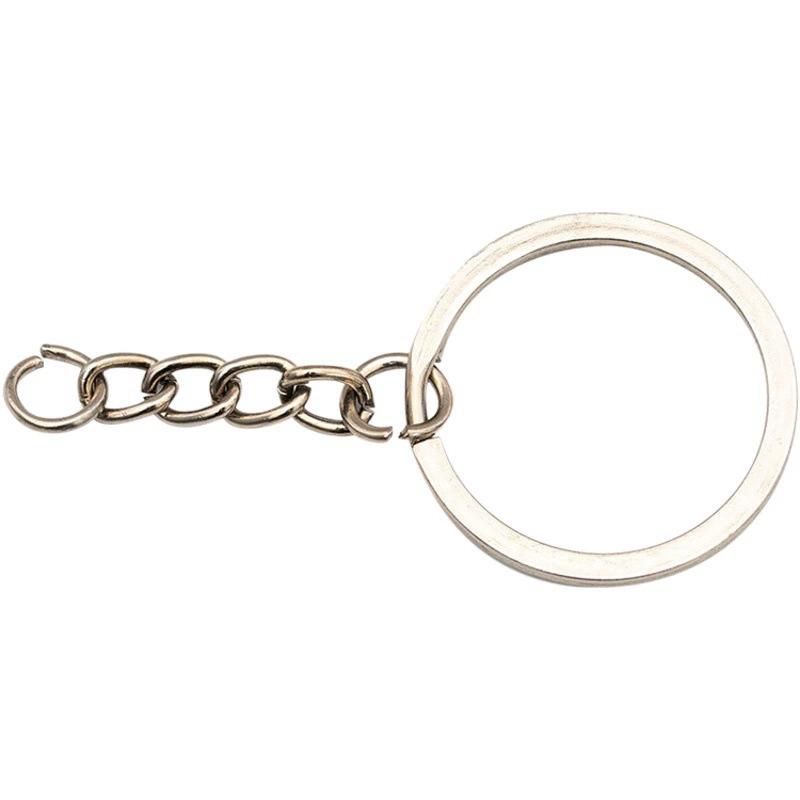 Металлическое кольцо для ключей ювелирные аксессуары цепочка одно кольцо брелок DIY брелок ремесла кулон аксессуары поставка
