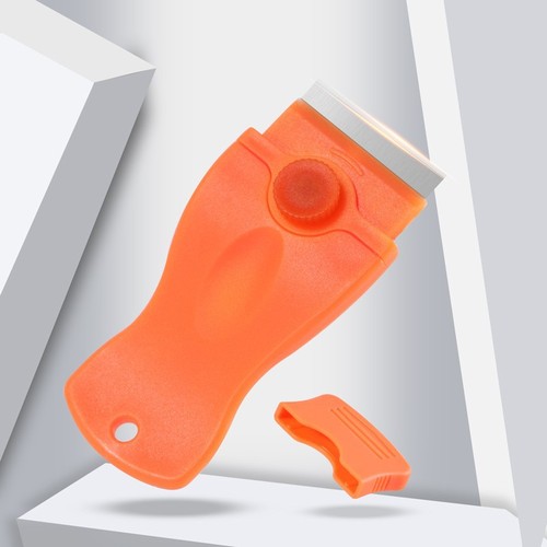 Stainless steel scraper adhesive self-adhesive wall removal cleaning scraper with cover metal blade cleaning scraper