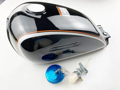 Fuel tank: Prince thickened gasoline tank oil - fuel-tank-large-floral-black-fuel-switch-fuel-tank-cap