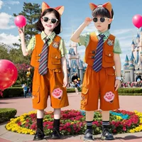 Костюм Zootopia Nick Fox, детский костюм JK, костюм для девочек Judy, ученица начальной школы, 610, костюм для выступлений, одежда