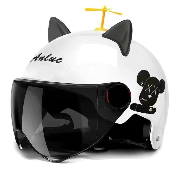 Electric Scooter Helmet for Women and Men, Gray, Summer, All-Season Sun Protection, Half Helmet, Lightweight, Cute, Safety Helmet, Cross-Border Model Electric Scooter Helmet for Women and Men, Gray, Summer, All-Season Sun Protection, Half Helmet, Lightweight, Cute, Safety Helmet, Cross-Border Model