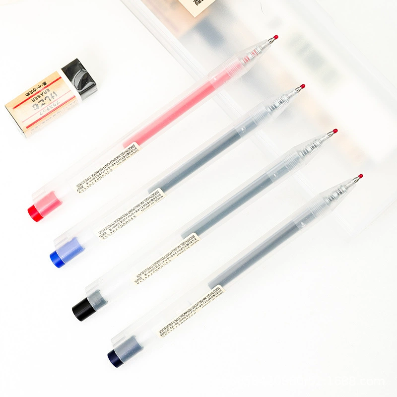 Muji, японский черный гель, роллер-ручка для студентов, канцелярские товары