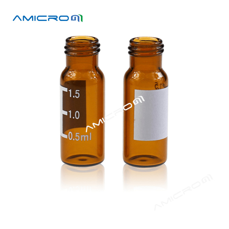 D09A04 Vials 9-425 Series 2 Milliliter brown Tan Vials With scale 2mL 100 Pcs