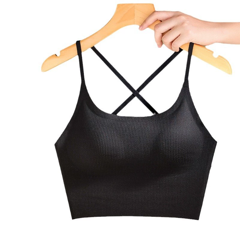 T-shirt, top with cups, breast pads, tank top, beautiful back, lifting effect, strap bra