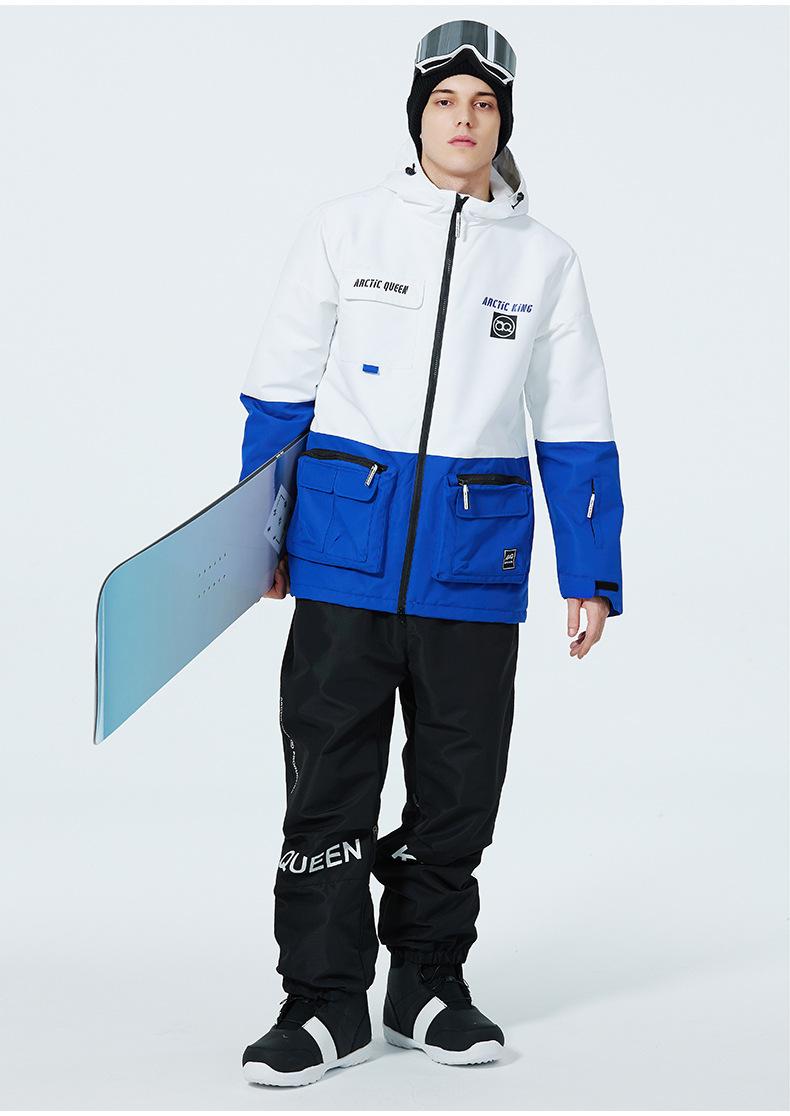 Men's Clothing Ski suit set for men and women couples warm and thick ski suit set single board double board ski suit_viptrois.com