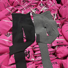 正版8088发财云朵小黑裤秋季180g女高腰收腹提臀打底裤云感芭比裤