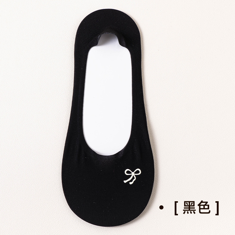女性用ボートソックス、浅い口の見えないソックス、脱落しない、純綿底、消臭、抗菌、バタフライボートソックス、夏用滑り止め女の子ソックス|undefined