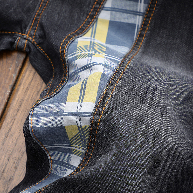 Heren trendy denim broek modieuze jeans_voghion.com