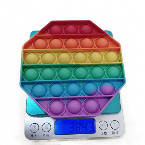 Трансграничная оптовая продажа Радужная крыса Pioneer Pioneer Silicon Jelly Puzzle Pioneer Children's Intelligent Bubble Fingertip Declaim