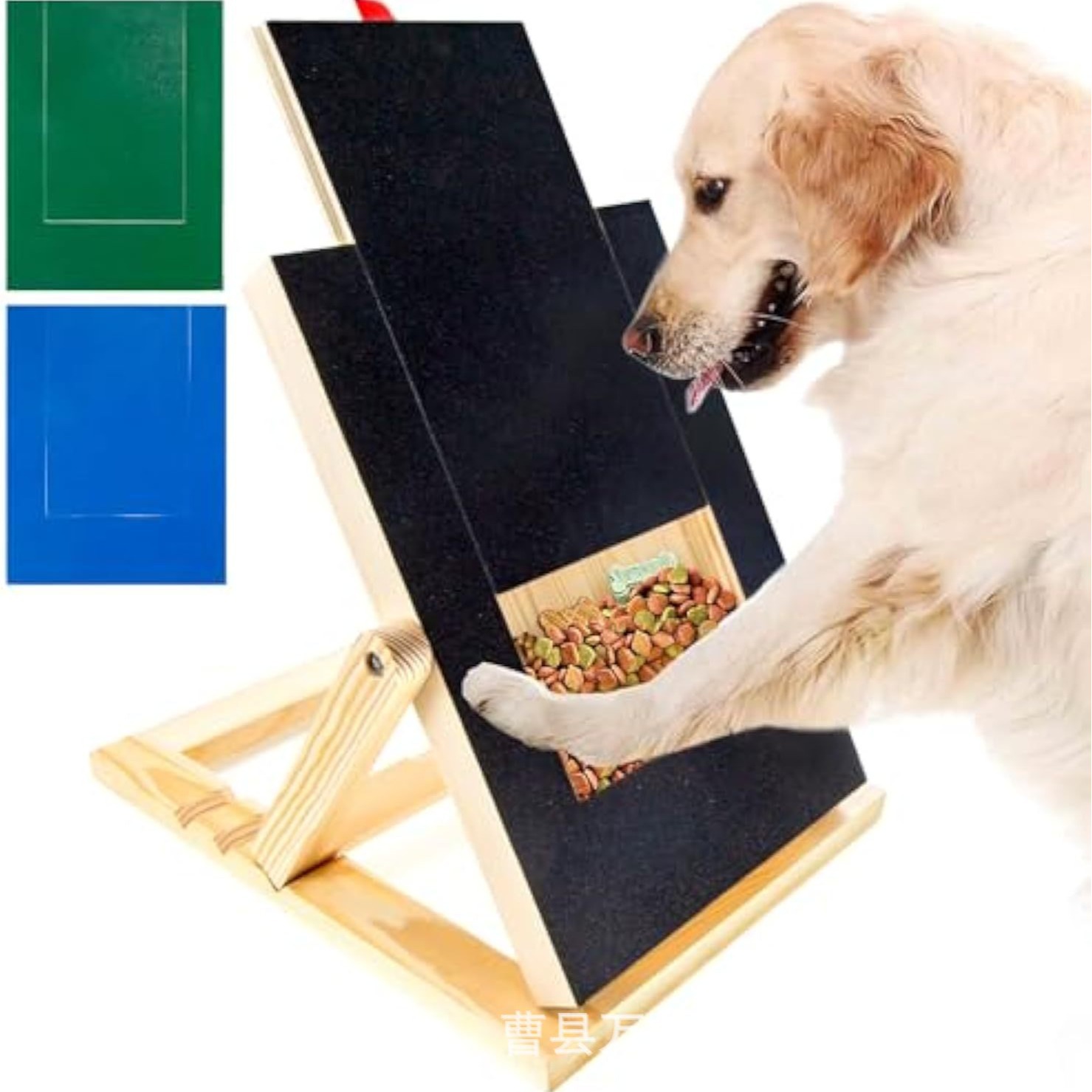 in stock pull-out dog claw board with snack box pet nail repair board height-adjustable dog toy grab board