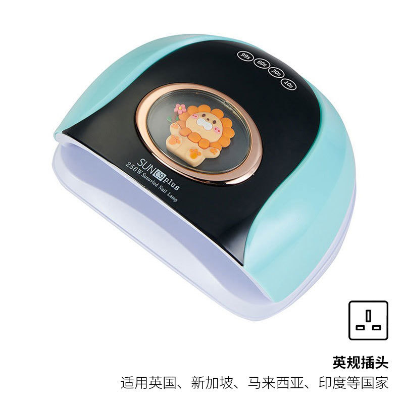256w luz de manicura de alta potencia LED inteligente manicura luz de horno UV manicura luz de horno encantadora muñeca luz de fototerapia transfronteriza