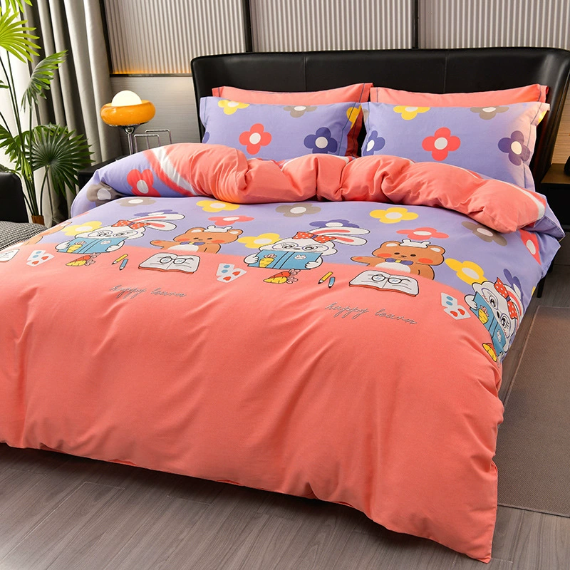 Новый пододеяльник из начесанного хлопка, утолщенный пододеяльник из 100% хлопка, цельный, подходит для всех сезонов, простой пододеяльник из чистого хлопка, оптом от производителя.