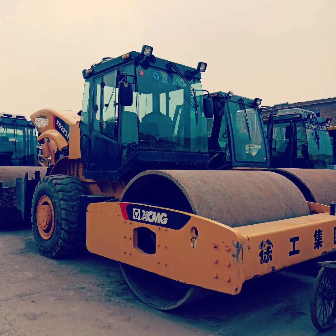 XCMG XS223JE (22T) 26T rodillo de acero de segunda mano de 22 toneladas XS202J XS225