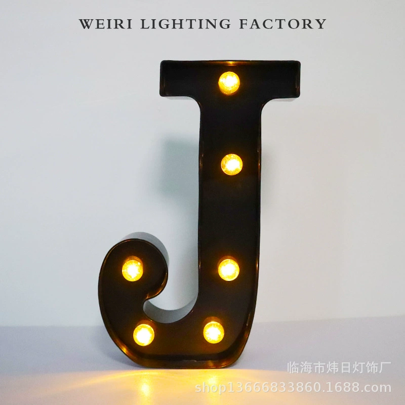 LED рекламная буква, черная подсветка алфавит, крупная декоративная английская буква 21,8 см
