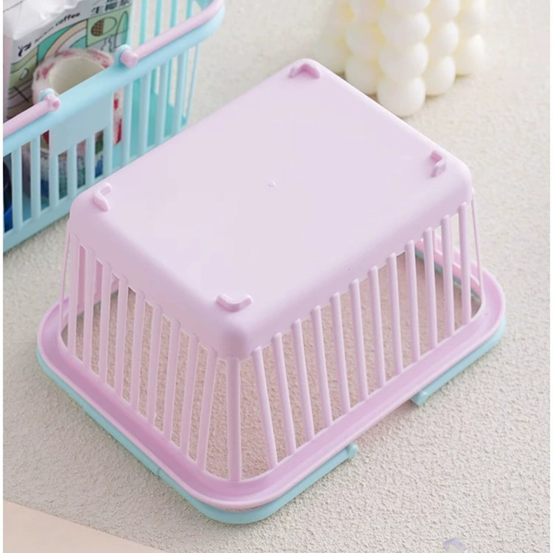 Cute basket, cartoon storage system, handheld plastic stationery