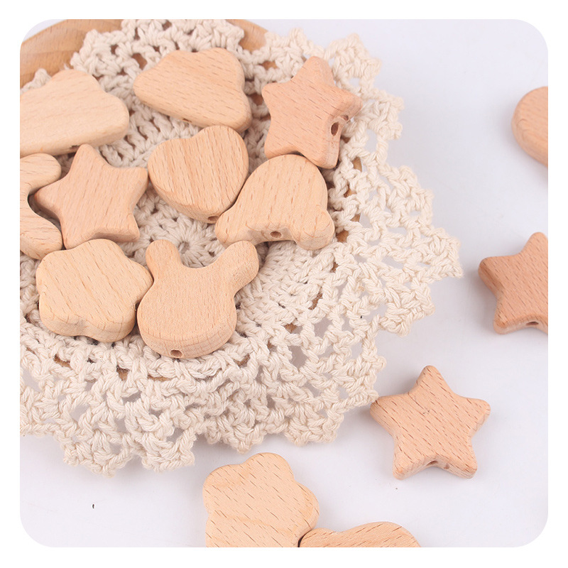 Nuevos productos para bebés calmar bebés accesorios de beech DIY creativo tetera cadena pulsera accesorios de juguetes de goma de dente