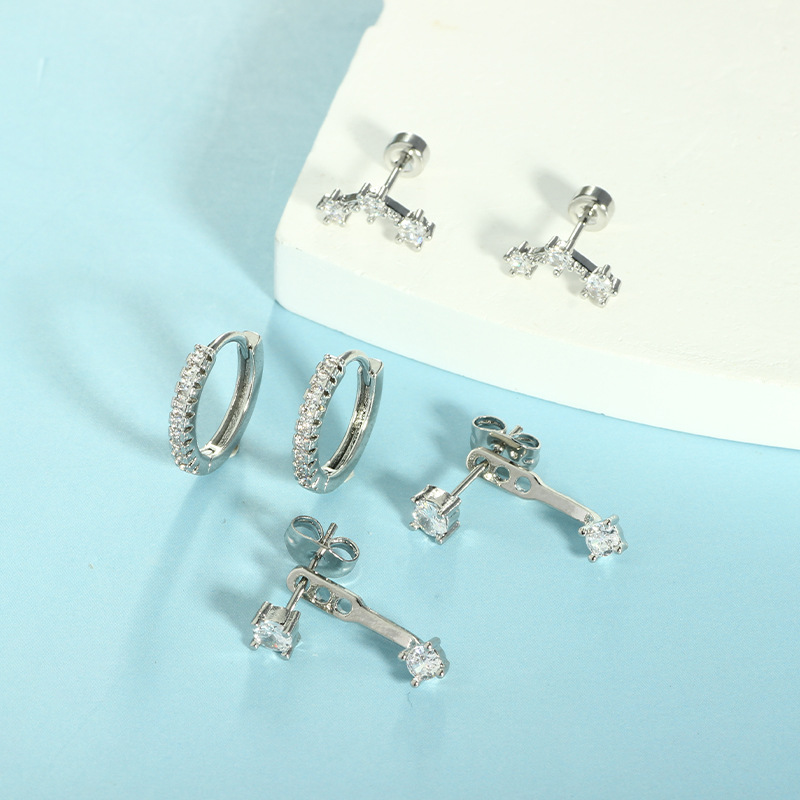 Pointed titanium steel lip stud product view