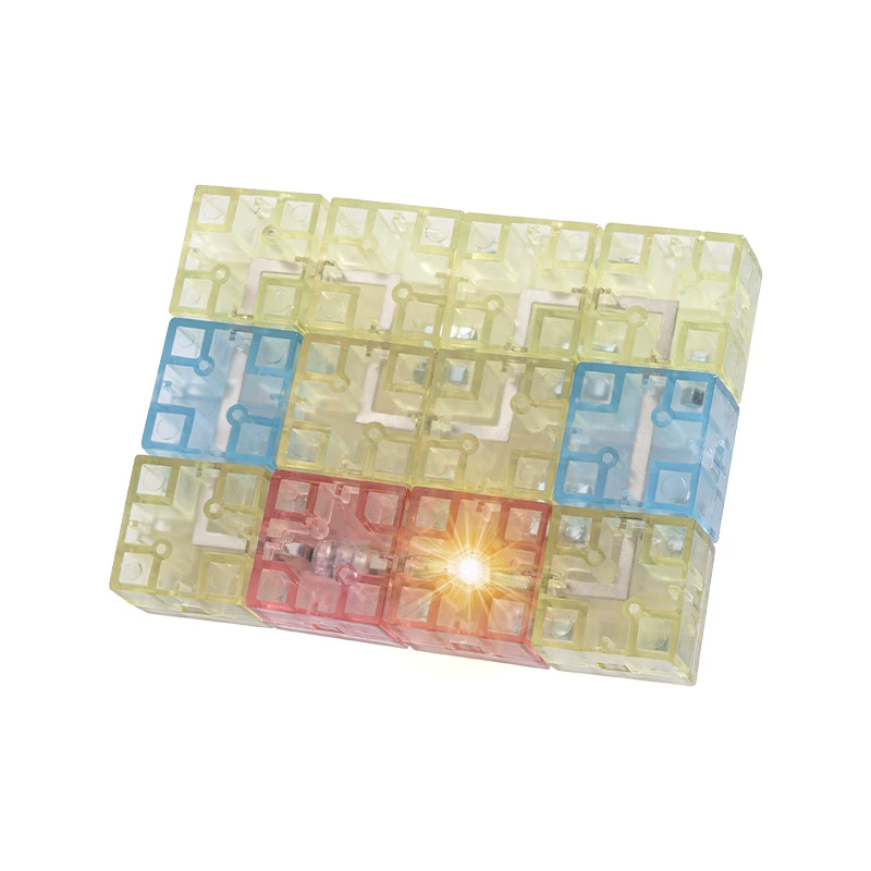 Electronic magnetic constructor, toy, Olympic brainteaser, circuit, early education, science and technology