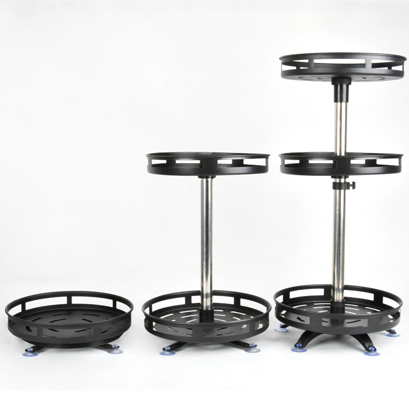 Estante de condimento giratorio multicapa diversos estante de almacenamiento estante de condimento encimera de cocina doméstica esquina aceite sal salsa vinagre estante de almacenamiento