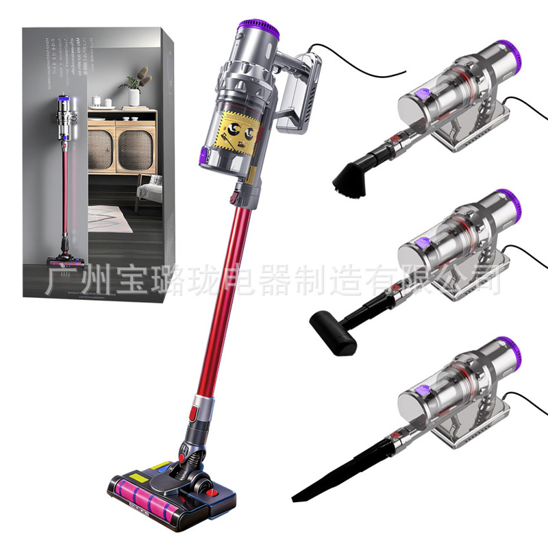 Cross-Border Electric Floor Brush, Wired Handheld Sweeper, Vacuum Cleaner with Light, Wall-Mounted Household Stick Vacuum Cleaner Cross-Border Electric Floor Brush, Wired Handheld Sweeper, Vacuum Cleaner with Light, Wall-Mounted Household Stick Vacuum Cleaner