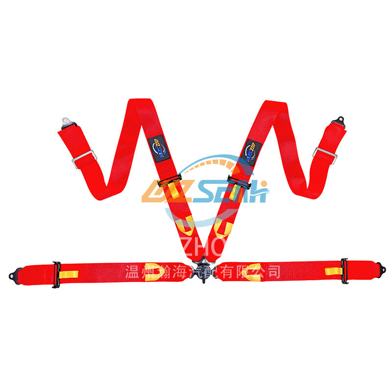 Wholesale 4-Point Racing Seat Safety Belt Car Modification 3inch Quick-Release Safety Belt