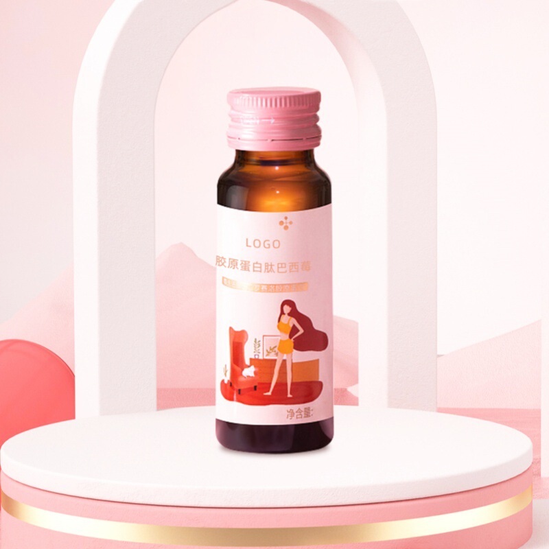 Customized Tremella Polysaccharide Oatmeal Chia Seed Collagen Peptide Drink Egcg Oral Liquid Beverage Processing Factory