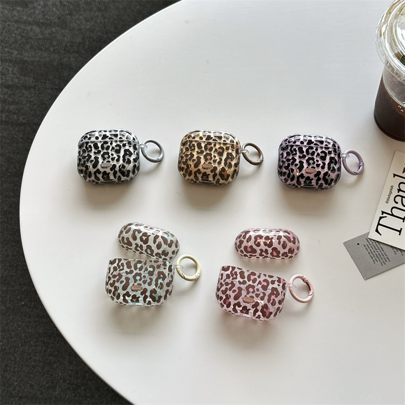 Hot Girl Leopard Print Label Airpodspro2 Headphone Case Suitable for Apple 2/3/4 Generation Wireless Bluetooth Protective Cover Soft Hot Girl Leopard Print Label Airpodspro2 Headphone Case Suitable for Apple 2/3/4 Generation Wireless Bluetooth Protective Cover Soft