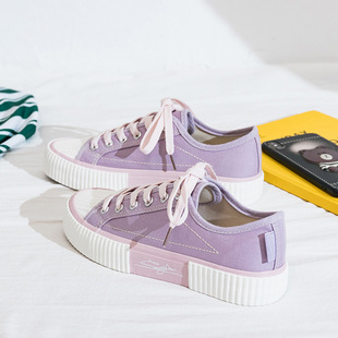 Biscuit Canvas Shoes Women's Shoes 2025 Summer New Korean Style Versatile Casual Breathable Flats Student Harajuku Sneakers