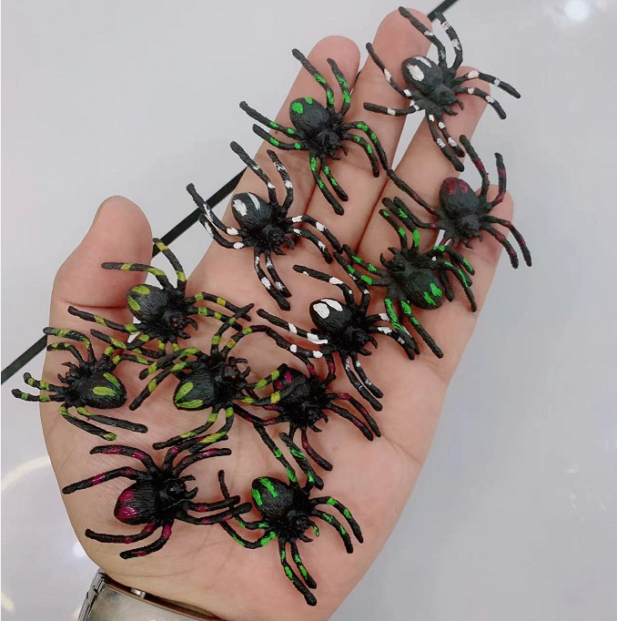 Colorful spider style [12 pieces per pack * about 4.5cm * single price]