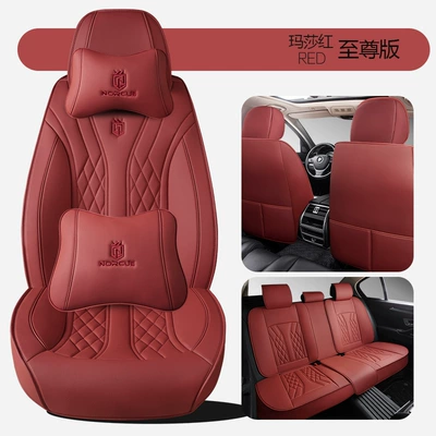 2026 New Model Full – Universal seat cover - martha-red-supreme-edition-general