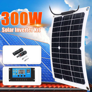 Cross-border 15W solar panel 18V solar controller suit car yacht boat charger