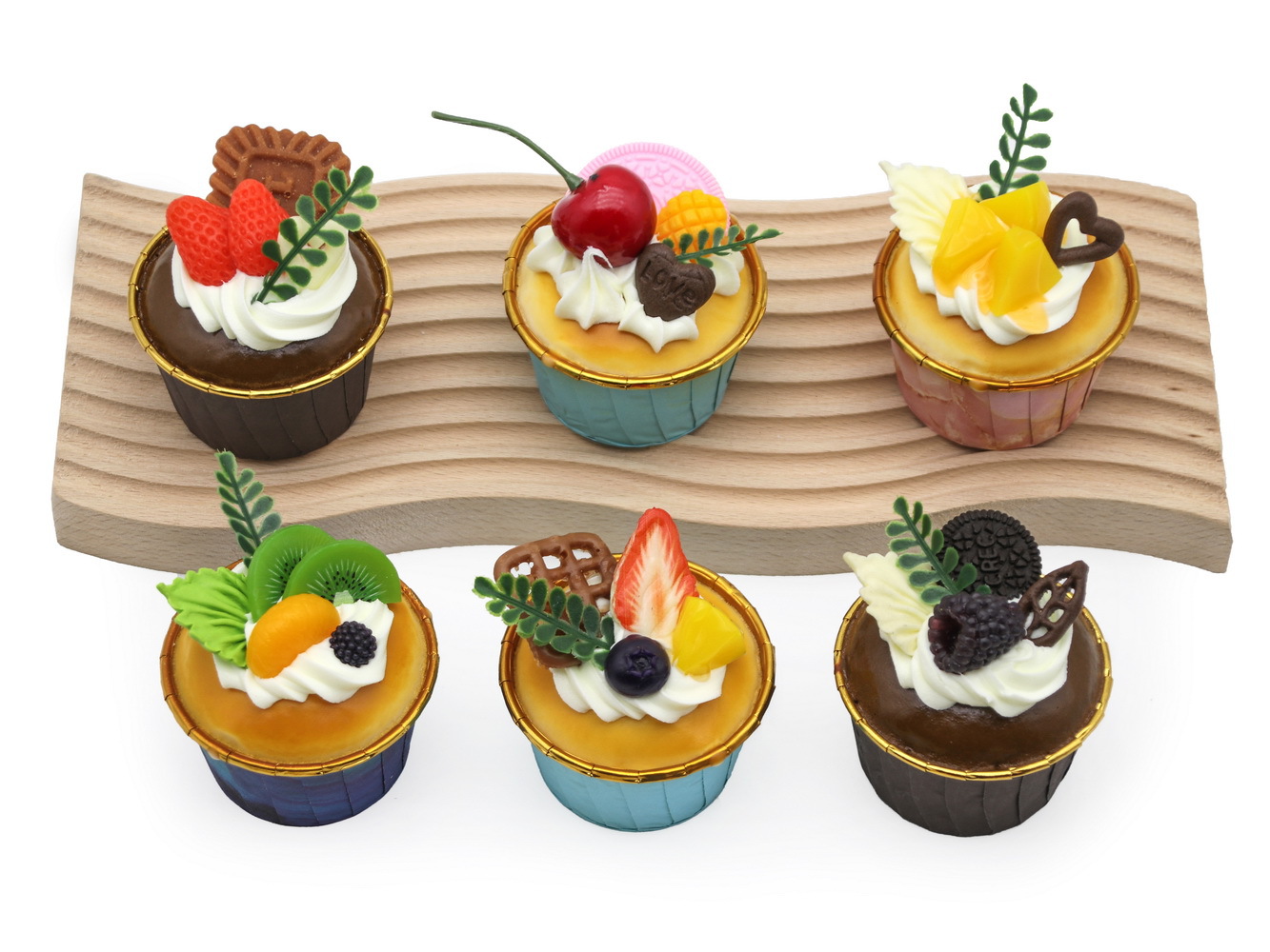 Simple Style Style Simple Style Cake Pvc Self-adhesive Refrigerator Magnet Pendant