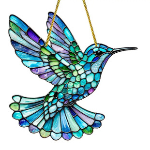 Amazon Independent Station Window Hanging - Vibrant Acrylic Art Decoration for Christmas and Halloween