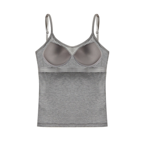 Modal Camisole with Breast Pads Bottoming Beautiful Back Wholesale Bra Wrapped Bandeau Style Underwear Sports Yoga Bra Women