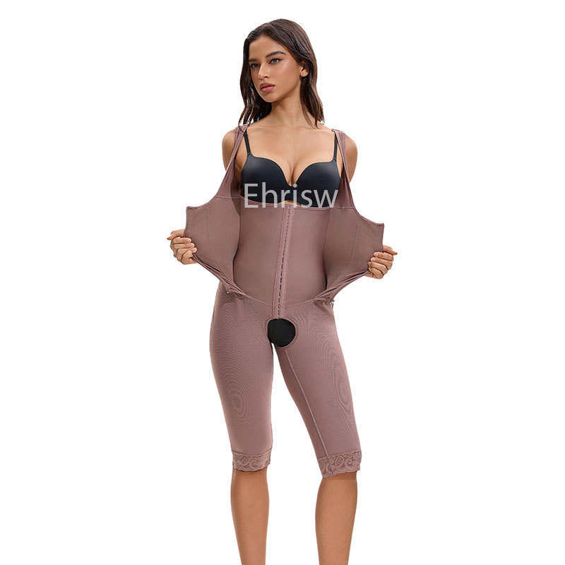 Fajas Female Full Body Shaping Bodysuit, Abdominal Control Type, High Compression, Fat Reduction Shaping Belt,