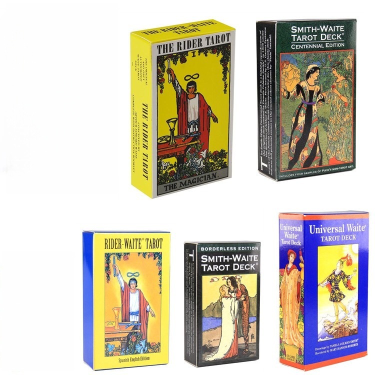 The Rider smith waiter Taro hush tarot Prisma Visions game cards