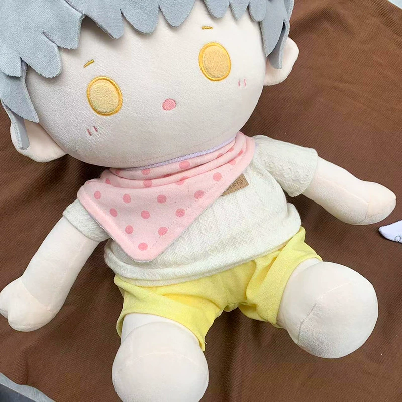 Хлопковая кукла 40 см, сидящая поза, одежда, платье принцессы, кукла в стиле преппи, плюшевая кукла, оригинальная кукла