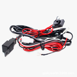 Tiankun fábrica fuera de la carretera tira grupo de línea de luz un arrastre dos LED luz de trabajo interruptor de la luz de niebla arnés de cableado transfronterizo Venta caliente