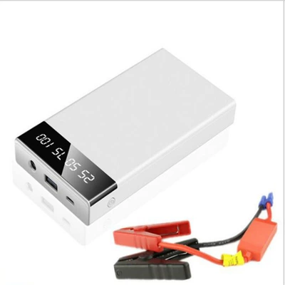 Car Jump Starter Emergency Power Supply 12V Vehicle Charger Large Capacity Battery Booster (Car on the line of fire) - 10000j9-white-standard