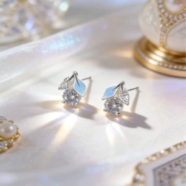 耳钉;项链;耳环