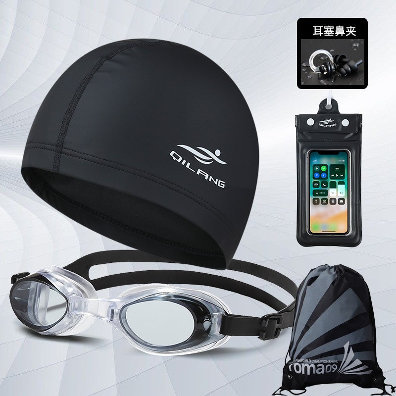 Juego de Gafas de Natación y Buceo Alta Definición Antivaho e Impermeable