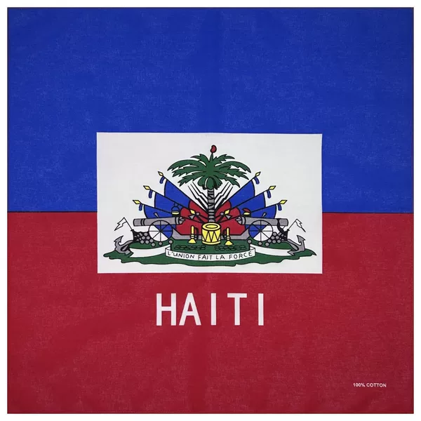 55*55cm Pure Cotton Square Scarf with Various National Flags, Outdoor Cycling Headscarf, Factory Direct Wholesale