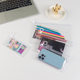 in stock Transparent PVC Pull Ring Zipper Bag Frosted with Ring Plastic Zipper Bag High Permeable Packaging Storage Bag