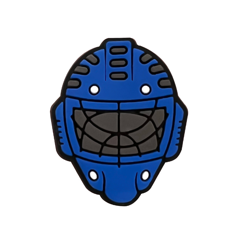 Nuevos zapatos con agujeros de dibujos animados deportivos de hockey sobre hielo, zapatos, zapatos, botones, ropa deportiva, accesorios para sandalias, estilo caliente de Amazon