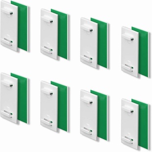 Folding Curtain Bracket Green Adhesive Hook Pleated Curtain Punch-free Mounting Bracket Accessories Curtain Accessories