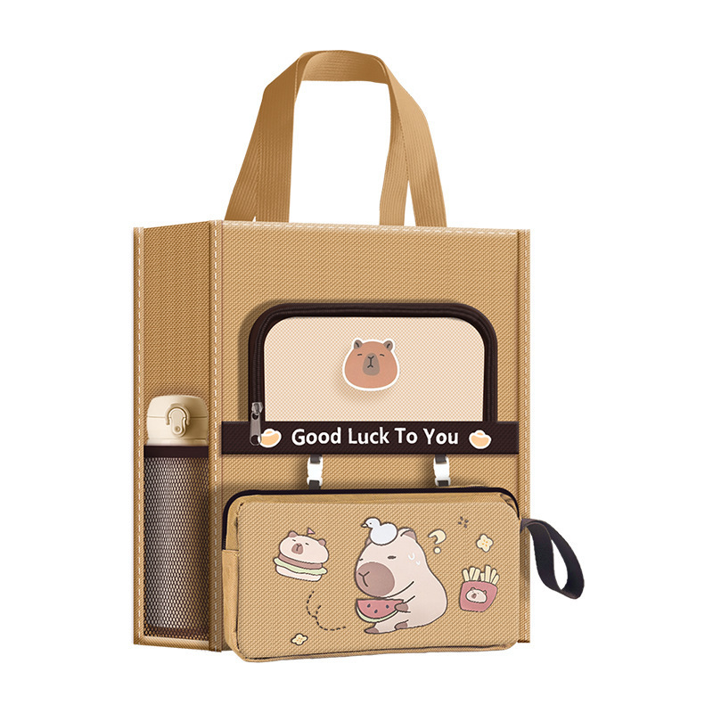 Bolsa de calibración personalizada de alto valor facial A4 bolsa de lona portátil de gran capacidad conveniente bolsa de calibración infantil