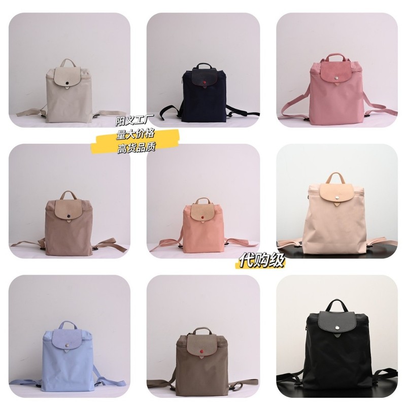 French Longxiang Cross-Border First-Layer Cowhide Backpack Computer Bag College Student Backpack Folding School Bag Commuting Breathable and Burden-Reducing