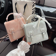 韩版时尚双肩包女2025新款简约英伦学院风学生书包休闲旅行小背包